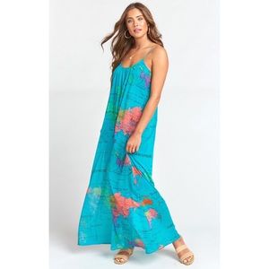 Show Me Your MuMu A Whole Mu World Map Maxi Dress